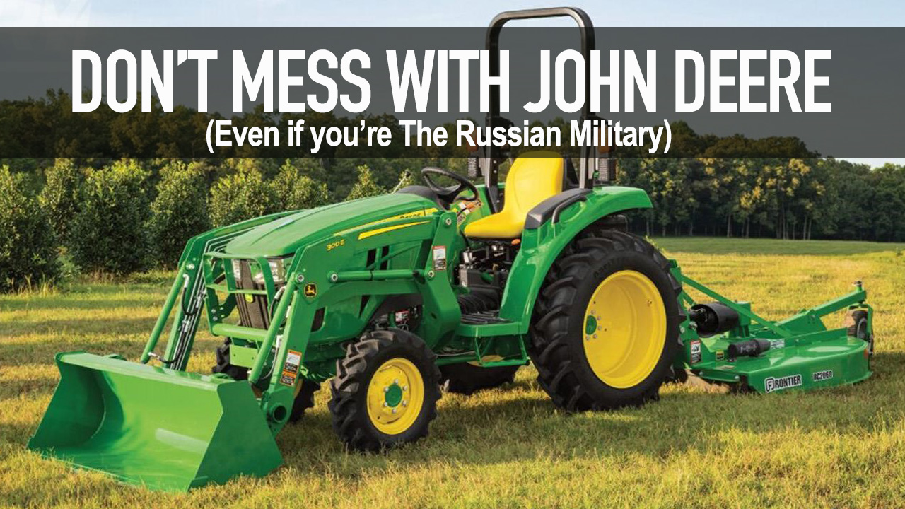 John Deere DEFEATS RUSSIAN MILITARY In Ukraine!